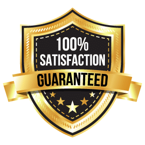 Lawn Fertilizer Service by BirchTurf: gold badge with 100% satisfaction guaranteed shown